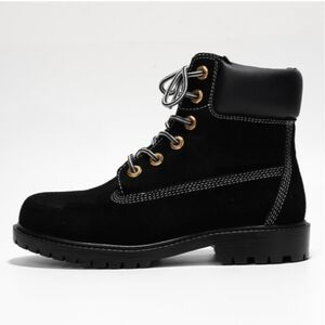 New Genuine Suede Lace Up Boots